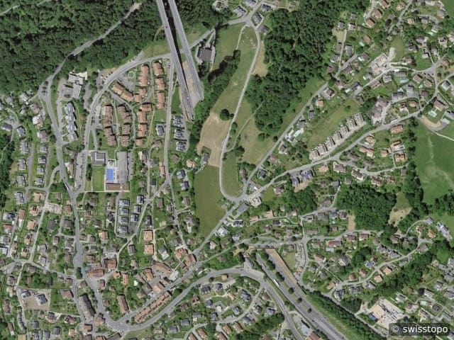 Vista aerea della posizione – 1092 Belmont-sur-Lausanne