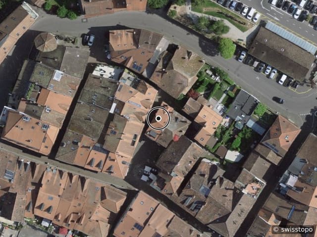 Luftbild Rue du Bourg-Neuf 4, Lutry