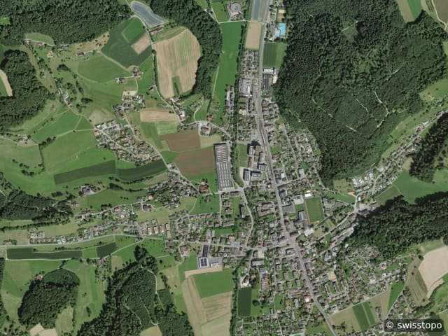 Luftbild: das Gebiet