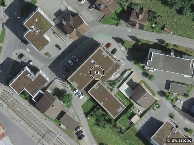 Luftbild der Lage – Sonnhaldenstrasse 4, 6122 Menznau