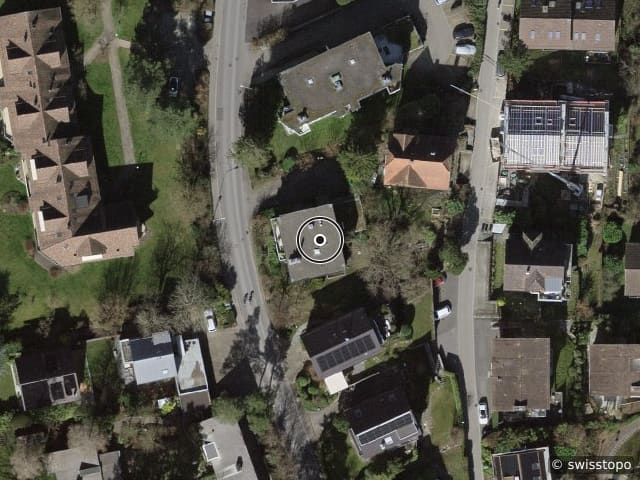 Luftbild der Lage – Stockenstrasse 117, 8802 Kilchberg