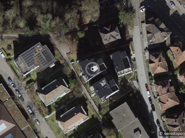 Luftbild Russenweg 6, Zürich