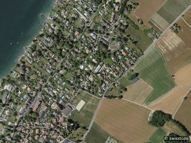 Luftbild Anières