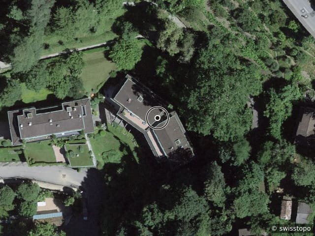 Luftbild der Lage – Via San Michele 7, 6976 Castagnola