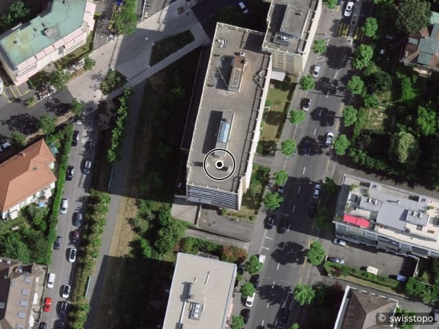 Luftbild Avenue des Jordils 5, Lausanne