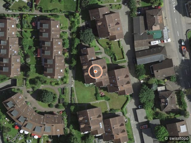 Luftbild Lettengrund 4, Sins
