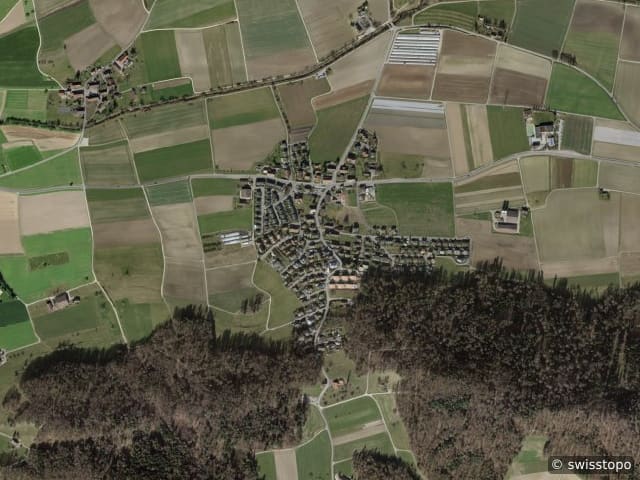 Luftbild Hüttikon