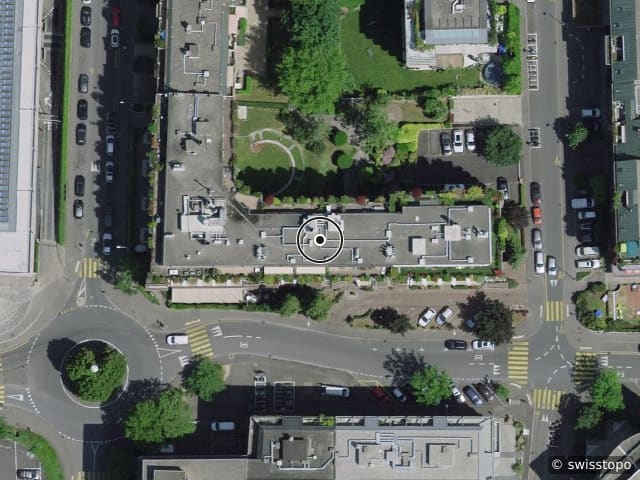 Luftbild Avenue de la Praille 38, Genève