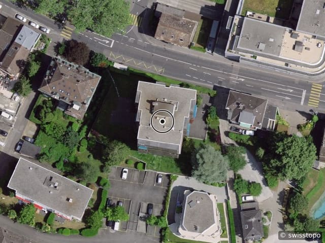 Luftbild Rue du Lac 85, Clarens