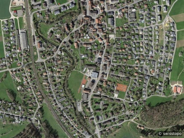Luftbild Courrendlin