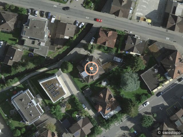 Luftbild der Lage – Bahnhofstrasse 6, 6130 Willisau