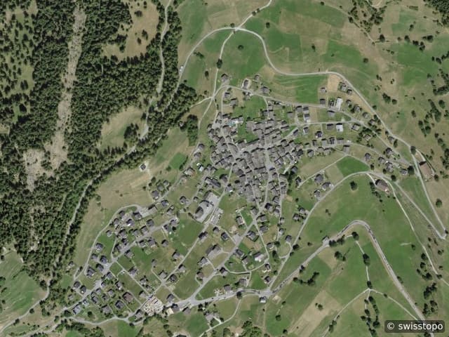 Luftbild: das Gebiet