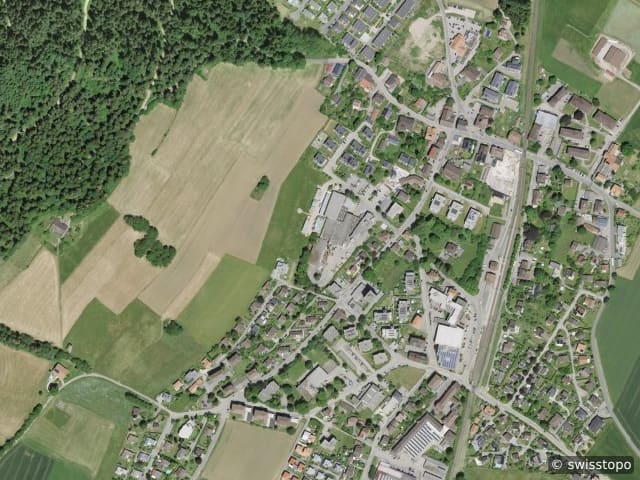 Luftbild Les Geneveys-sur-Coffrane