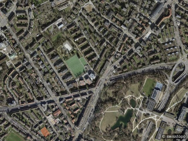 Luftbild: das Gebiet