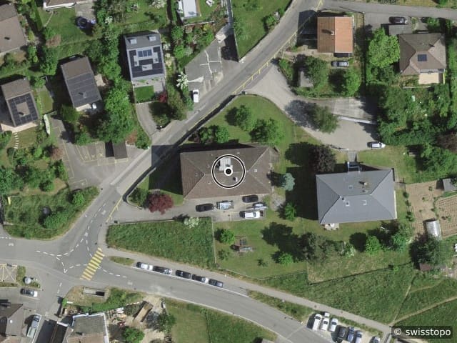 Luftbild Rue de la Cure 11, Corcelles