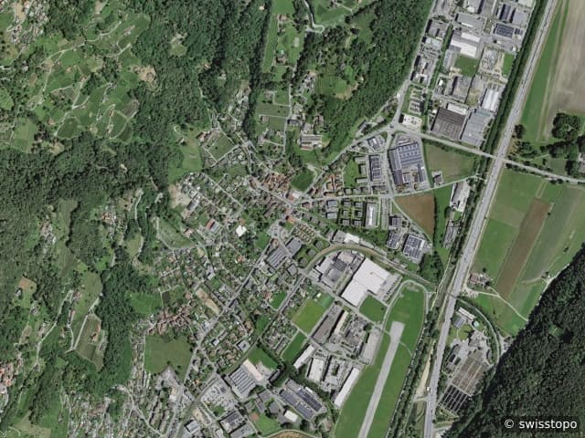 Luftbild Manno