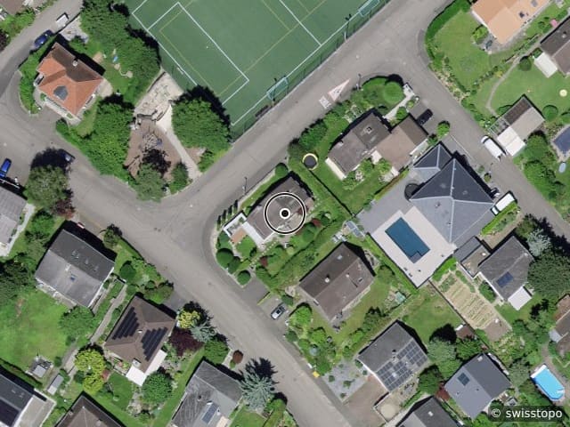 Luftbild Unterer Bündtenweg 2, Schönenbuch