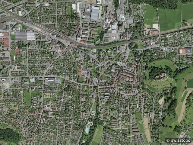 Luftbild Lenzburg
