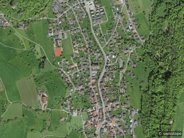 Luftbild Erschwil
