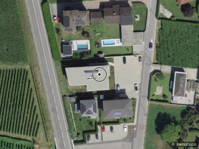 Luftbild der Lage – Via Orino 53, 6713 Malvaglia