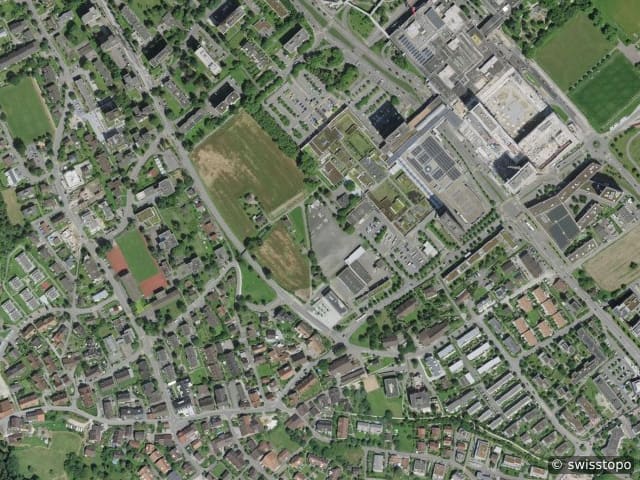Luftbild: das Gebiet