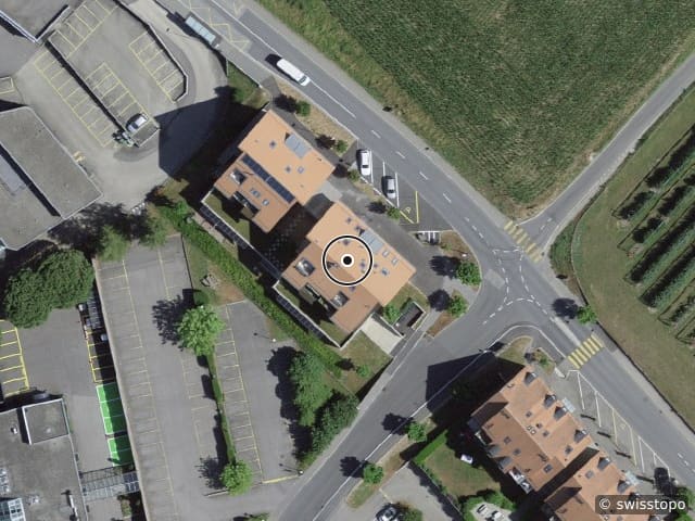 Luftbild der Lage – Rue de Cossonay 9, 1023 Crissier