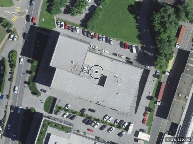 Luftbild Via Cantonale 38, Manno
