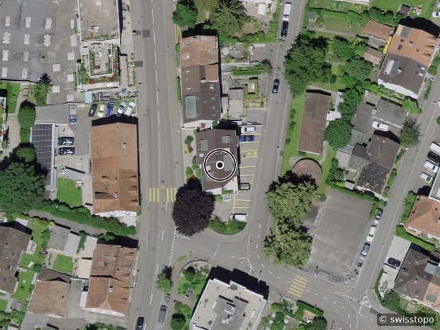 Luftbild Amerikanerstrasse 36, Binningen