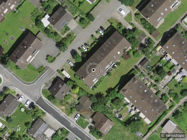 Luftbild Quellenstrasse 17, Birr