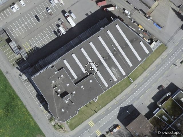 Luftbild Freiburgstrasse 596, Niederwangen b. Bern