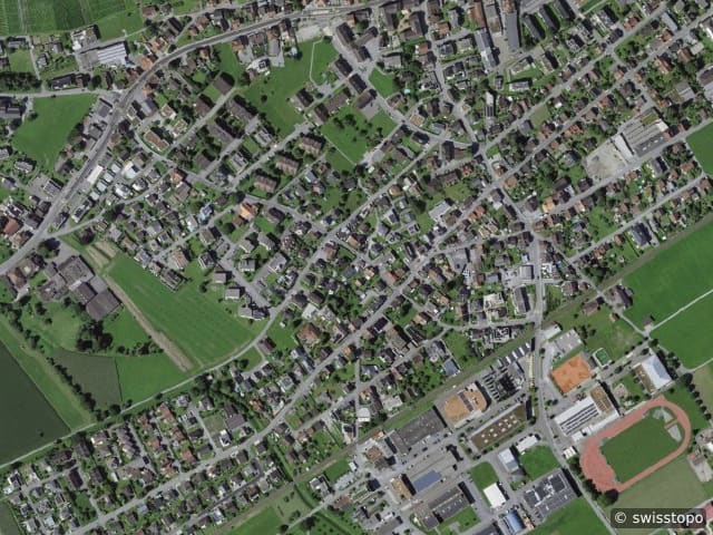 Luftbild: das Gebiet
