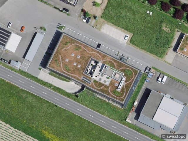 Luftbild Merlachfeld 215, Murten