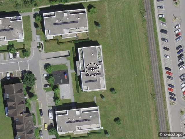 Luftbild der Lage – Feldwiesenstrasse 7, 9606 Bütschwil