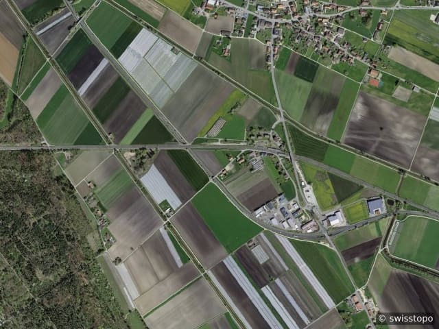 Luftbild: das Gebiet