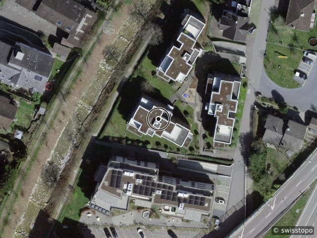 Aerial view of the location – Spreite 6c, 8853 Lachen