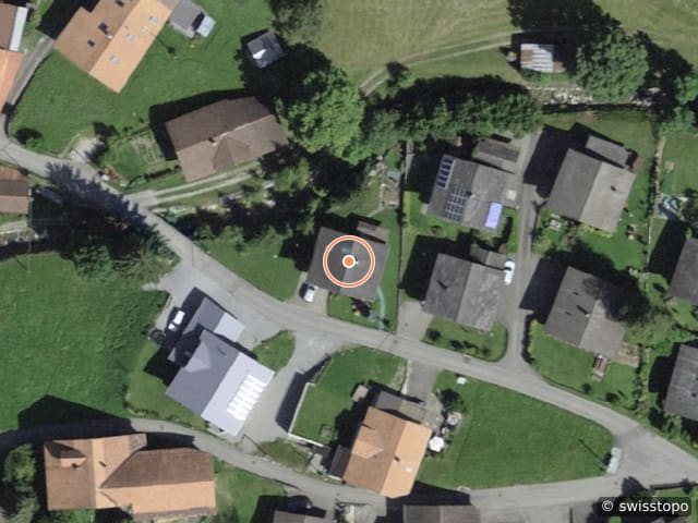 Luftbild Dorfgasse 9, Zweisimmen