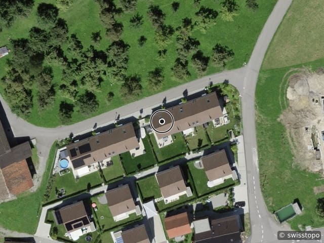Luftbild der Lage – Höhenweg 18, 8564 Sonterswil