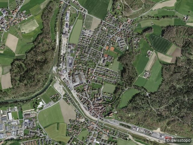 Luftbild Laupen