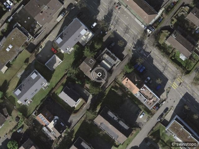 Luftbild Wehntalerstrasse 275, Zürich