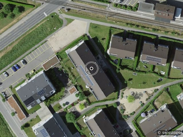 Luftbild Rue Ernest-Chuard 12, Corcelles-près-Payerne