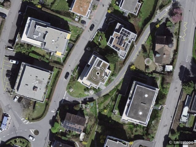 Luftbild der Lage – Oberleh 1, 6300 Zug