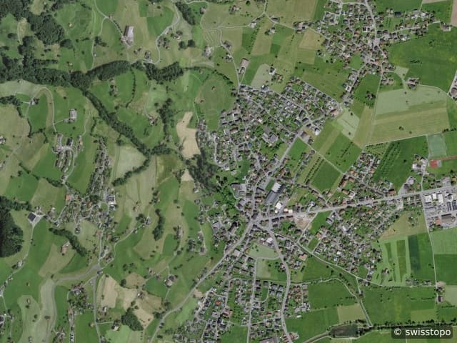Luftbild Gams