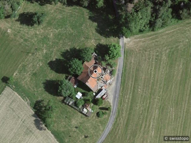 Luftbild Chemin de la Tour de Gourze 12, Forel