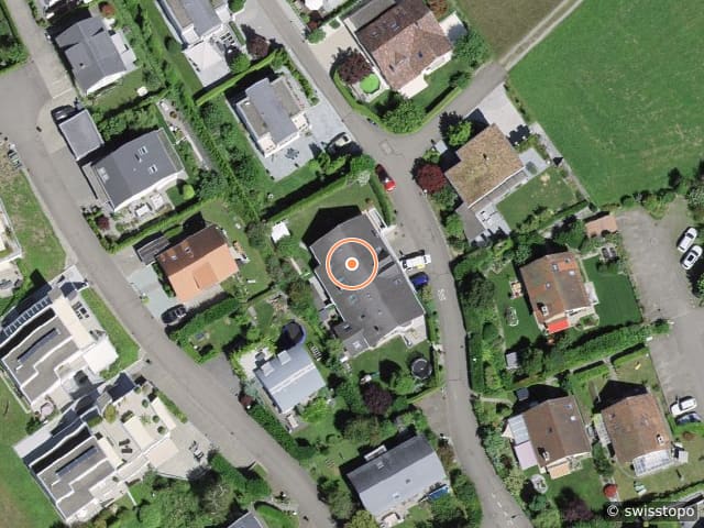 Luftbild Heitersbergstrasse 5, innen umfassend renoviert