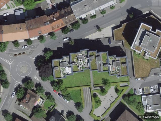 Luftbild Länggasse 1B, Thun