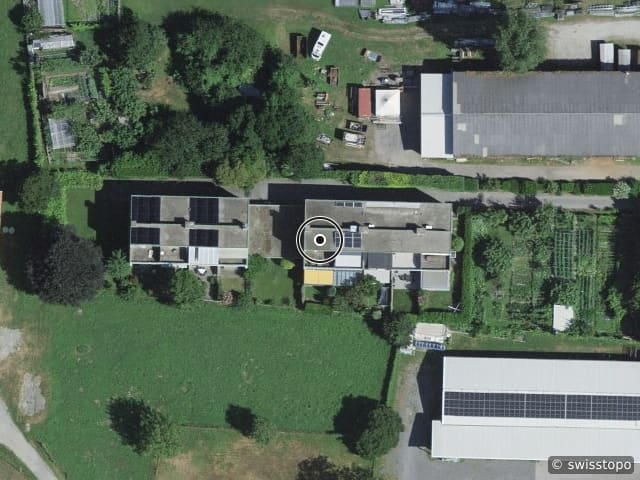 Luftbild der Lage – Via Maestri Comacini 14e, 6500 Bellinzona