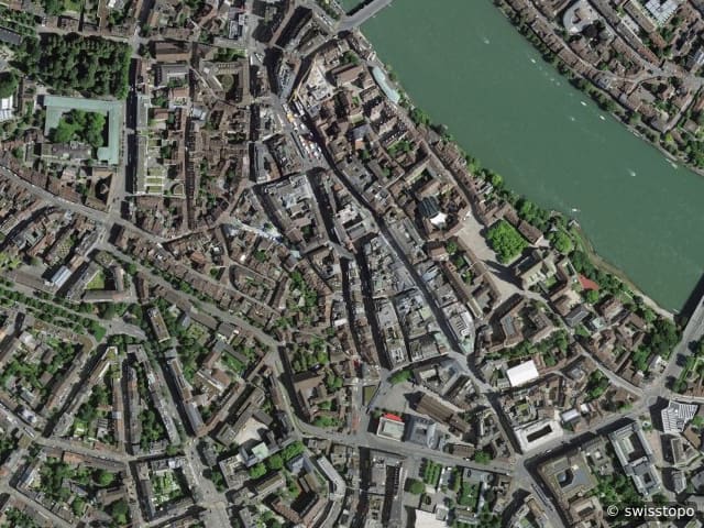 Vue aérienne de l’emplacement – 4001 Basel