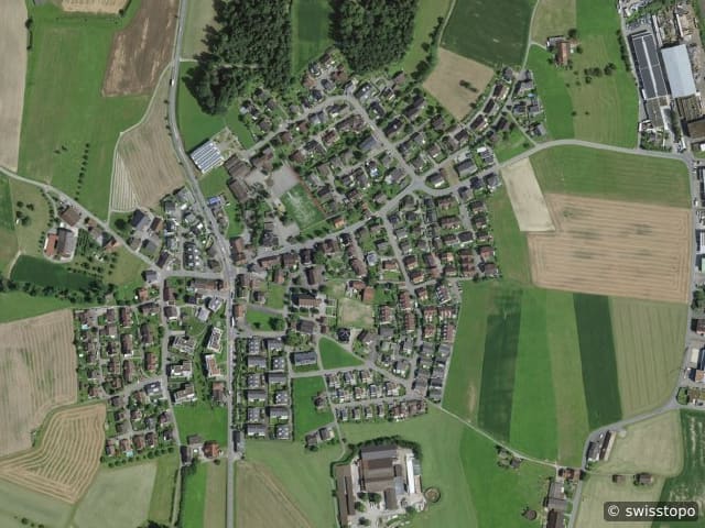 Luftbild Oberrüti