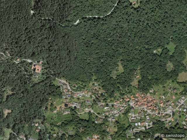 Luftbild Nucleo 12, Bigorio
