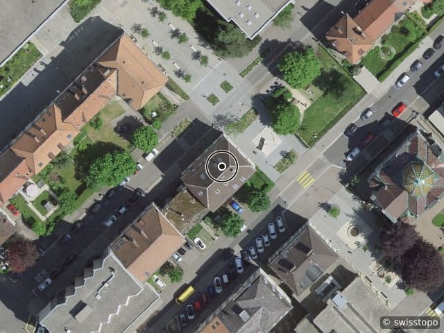 Luftbild Rue Jardinière 65, La Chaux-de-Fonds